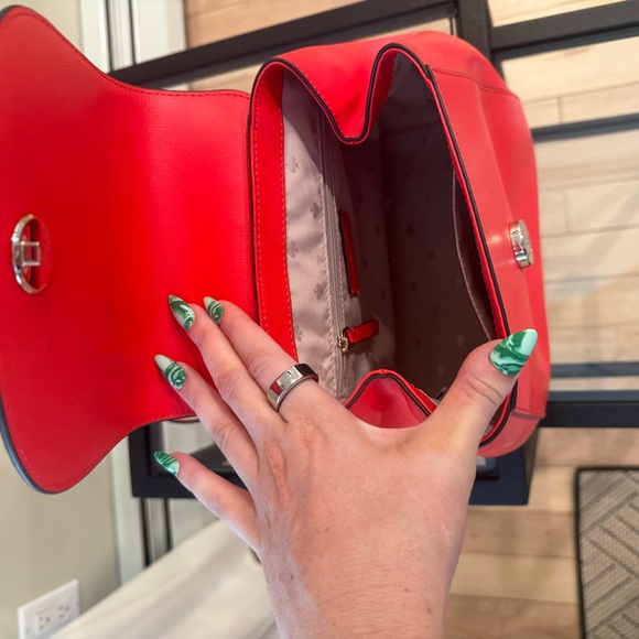 Red Leather Backpack - Picture 4 of 4